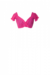 Dinrndl-Bluse aus Baumwolle in pink