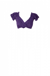 Dinrndl-Bluse aus Baumwolle in violett