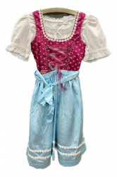 Kinder-Dirndl Steindl rot-blau