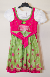 Kinder-Dirndl Steindl rot-grn