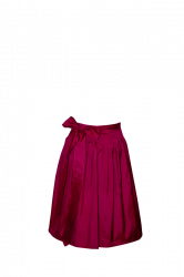 rote-pinke Dirndl-Schrze Seide