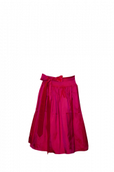 rote-pinke Seiden-Dirndl-Schrze